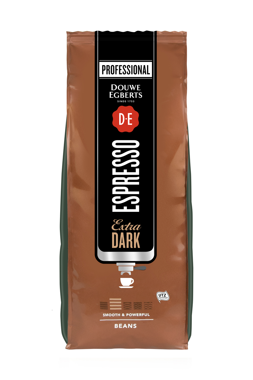 Douwe Egberts Extra Dark UTZ Espresso Coffee Beans 1kg